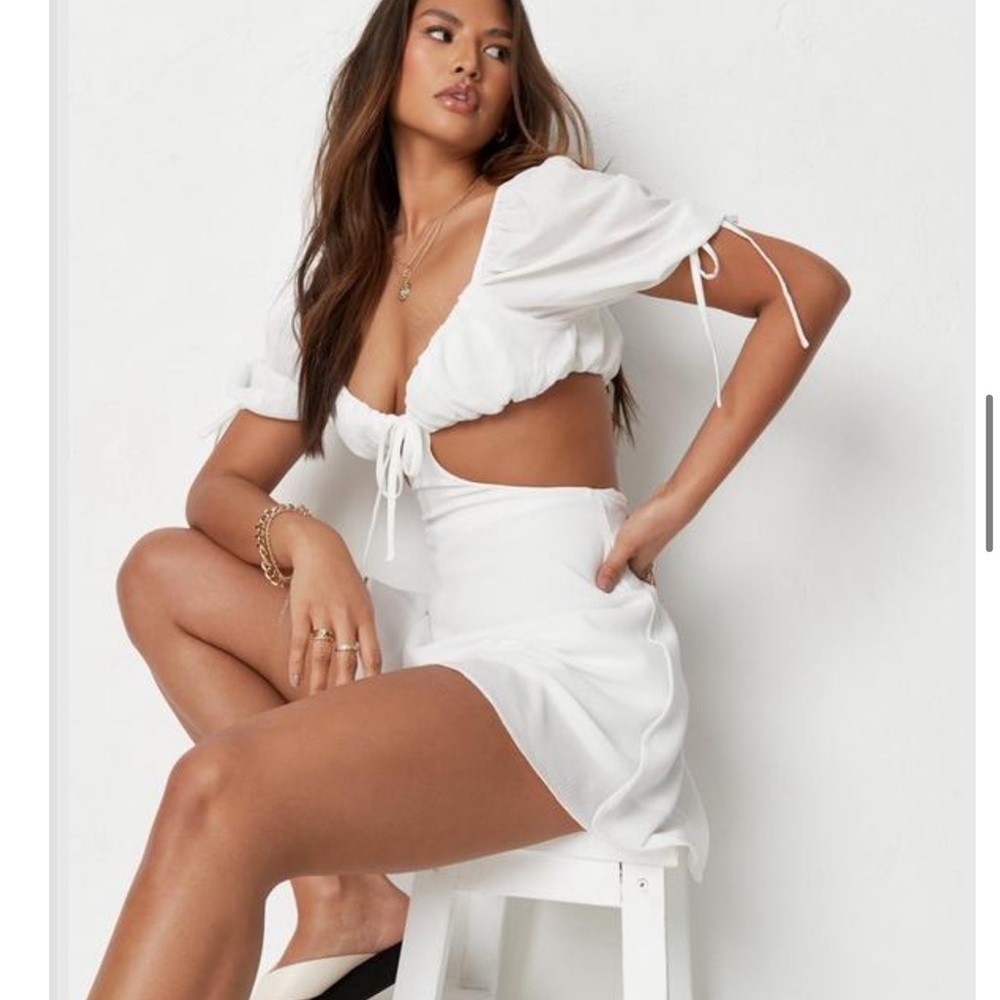 Missguided milkmaid dress